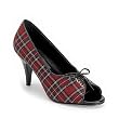 Funtasma Pupil-24 3" Heel Open Toe Pump