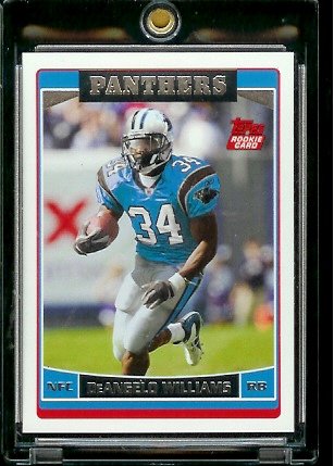 2006 Topps # 361 DeAngelo Williams (RC) - Rookie Card - Carolina Panthers - NFL Football Cards