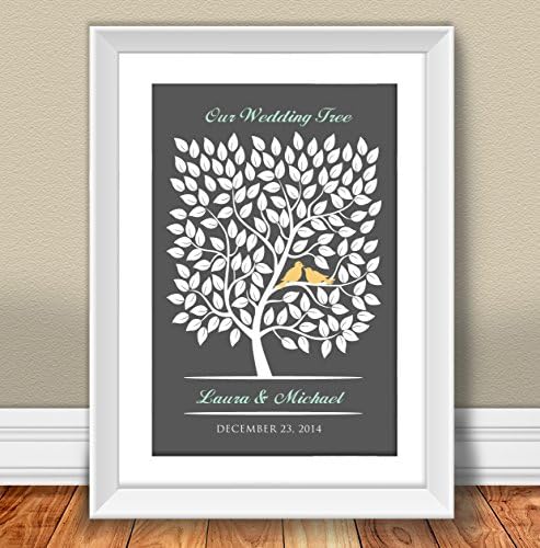 GB005 Wedding Signature Guest Book Alternative Package Kit 20x30 Inches for 150-200 Guests