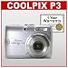 Nikon Coolpix P3 8.1 Megapixel Digital Camera with 3.5x Optical Zoom and Full 1 Year Warranty (Camera Refurbished by Nikon U.S.A.)