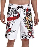 Ed Hardy Men’s Tiger Trance Boardshort