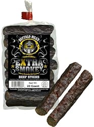 Buffalo Bills 1.2lb Extra Smokeys (20 cold smoked 4" beef sticks per bag)