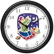 Moslem or Muslim Woman in Prayer Wall Clock by WatchBuddy Timepieces (Hunter Green Frame)