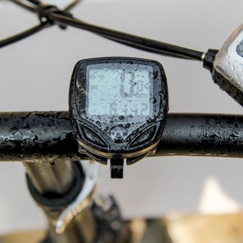 Masione Wireless LCD Bike Computer Speedo Odometer Waterproof Speedometer Cycle Bicycle