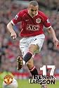 Posters: Soccer Poster - Henrik Larsson, Man UTD (36 x 24 inches)