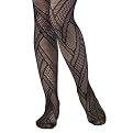 Merona&reg; Womens Patchwork Net Tight - Ebony
