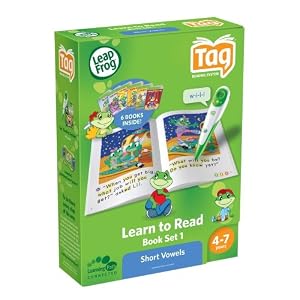 LeapFrog Tag Learn to Read Phonics Book Series Short Vowels by 