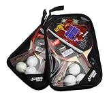 DHS Victory 4-Player (FL) Recreational Table Tennis Racket Set