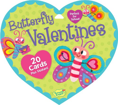 Peaceable Kingdom / Valentine Cards Heart Pack, Butterfly