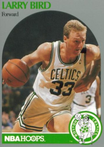 1990 NBA Hoops Basketball Card #39: Larry Bird (Boston Celtics)