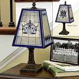 14 NHL Los Angeles Kings Hockey Stained Glass Table Lamp