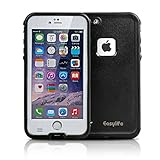 Easylife iPhone6 Plus ケース アイフォン6 plusケース 防水カバー 手帳型 衝撃吸収 防じん 防雪 (iphone6 plus, ホワイト)