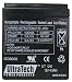UltraTech UT-1240 12V, 4.5Ah Sealed Lead Acid Alarm Battery UT1240 ISO9002
