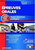 Epreuves orales : Toutes fonctions publiques Cat�gories A et B