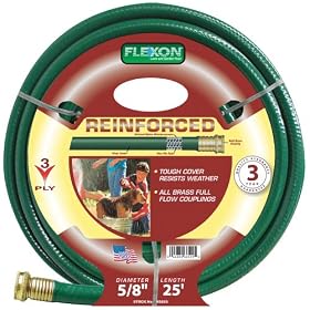 Flexon 5 8-Inch by 25-Foot Reinforced Garden Hose #FR5825 by Flexon