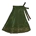 Magic Skirt - 3/4 silk wrap skirt / top / dress, all in one, original silk sari skirts (click for many color choices)