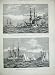 1890 British War Ships Brisk Regatta Zanzibar Boadicea