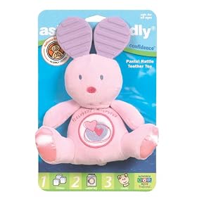 Asthma Friendly Teether Animal Pink Rabbit AF47600 Rainbow Designs