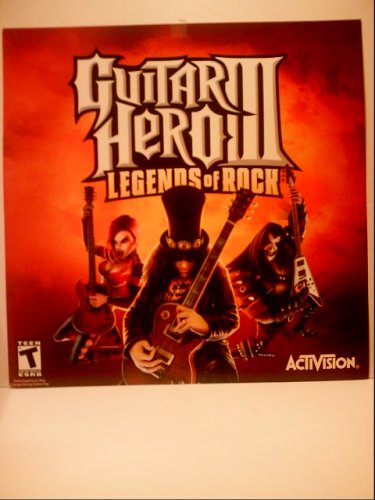 GUITAR HERO III LEGENDS OF ROCK OFFICIAL POSTER