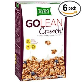 Kashi GOLEAN Crunch! Cereal, 15-Ounce Boxes (Pack of 6)