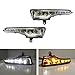 iJDMTOY Exact Fit High Power 12-LED Switchback LED Daytime Running Lights/Turn Signal For 2013-2015 Nissan Altima Sedan
