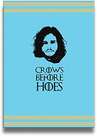 KTKY Fashion Crows Before Hoes Game Art Photo Frame Home Office Bedroom LivingRoom Kitchen Canvas Wall Art