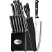 Ginsu 4814 14-Piece Bakelite Knife Set with Block, Black