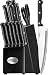 Ginsu 14-Piece Bakelite Knife Set with Block, Black 4814