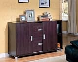 Glass Office Credenza by Coaster Furniture