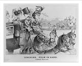 Historic Print (M): Coaching. Four in hand: A swell turn-out