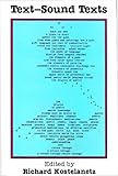 Text--Sound Texts