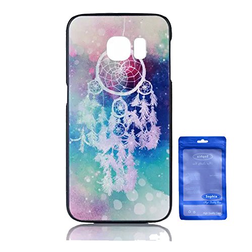 Galaxy S6 Edge Case, Creative Artistry Customized Funny PC Hard Back Cover Case for Samsung Galaxy SVI Edge (Feather Wind Bell)