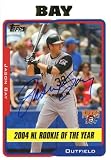 Jason Bay Autographed/Hand Signed 2004 Topps No.718 Pittsburgh Pirates Baseball Rookie Card