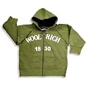 Woolrich - Boys Long Sleeve Zip Up Hoodie Sweatshirt, Fern Green