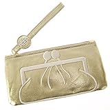 ※OUTLET/アウトレット※●【Look!s】刺しゅうゴールドポーチ : パーティバッグ