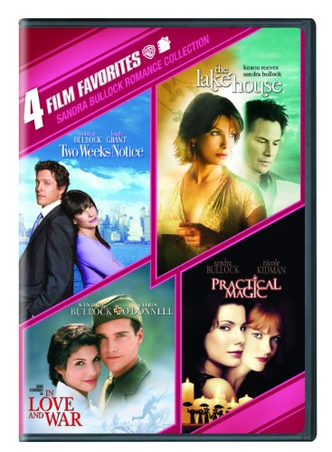 Cover art for  4 Film Favorites: Sandra Bullock (The Lake House/ Two Weeks Notice / Practical Magic / In Love and War)