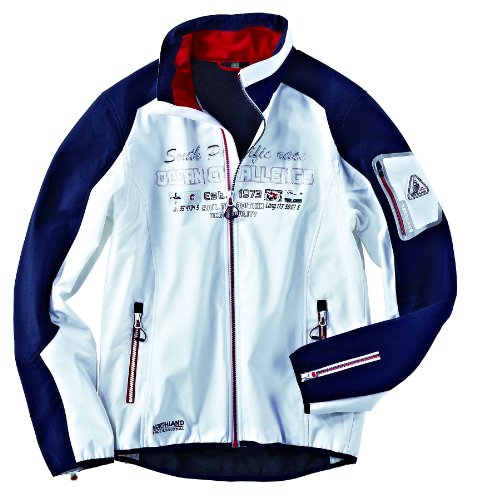 Northland Professional Herren Funktionsjacke Storm Tech Earl, white/navy, M, 02-05322