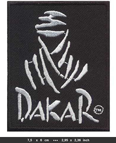 Dakar Auto Motorrad Trucks Rallye iron sew on cotton patches Logo Vest Jacket Hat Hoodie Backpack Iron On patches