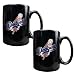 Los Angeles Dodgers MLB 2pc Black Ceramic Mug Set - Primary Logo by Great American Products