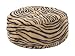 Benzara 72186 15 in. W x 7 in. H Wood Leather Foot Stool