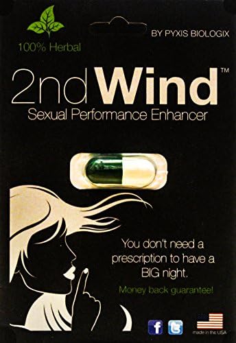 2nd Wind (TM) Male Performance Enhancer - 24 Pack - 100% Natural Herbs