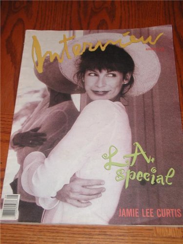 Interview Magazine Jamie Lee Curtis Cover August 1989