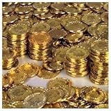 IMAGE OF Gold Coins (144 Pc) -Plastic Toy Coins for Pirate Parties!