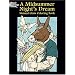 A Midsummer Night's Dream Stained Glass Coloring Book (Dover Stained Glass Coloring Book)