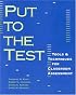 Put to the Test: Tools & Techniques for Classroom Assessment