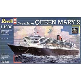 Queen Mary II OceanLiner 1-1200 scale Model Kit