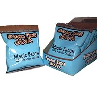 Our convenient 10 pack sleeve of Brown Dog Java's Maple Bacon coffee, just open one up and make a perfect pot of Maple bacon