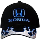 Honda Cap - Flames Fine Embroidered Adjustable Hat