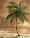 2 ISLAND PALM TROPICAL PRINTS 8x10 SANDY BEACH SUNSET