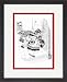 Carolina Hurricanes Framed Art Jersey Lithograph Print